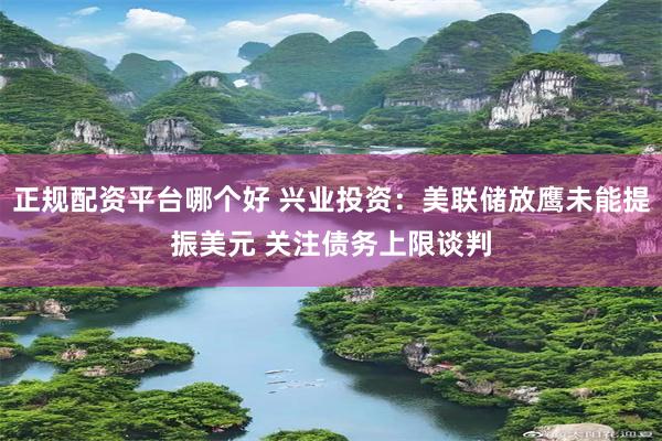 正规配资平台哪个好 兴业投资：美联储放鹰未能提振美元 关注债务上限谈判