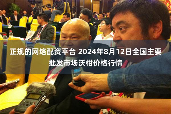 正规的网络配资平台 2024年8月12日全国主要批发市场沃柑价格行情