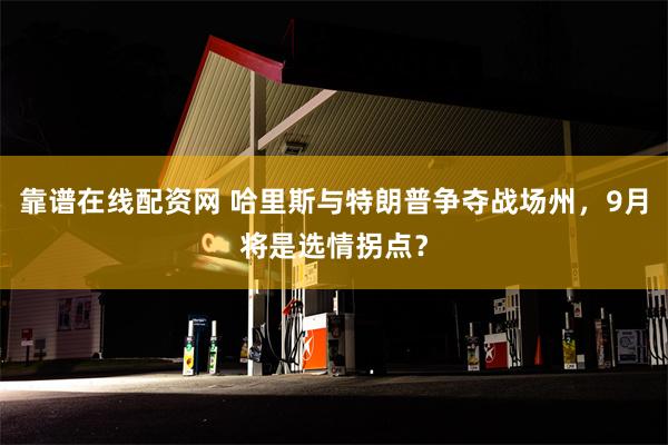 靠谱在线配资网 哈里斯与特朗普争夺战场州，9月将是选情拐点？